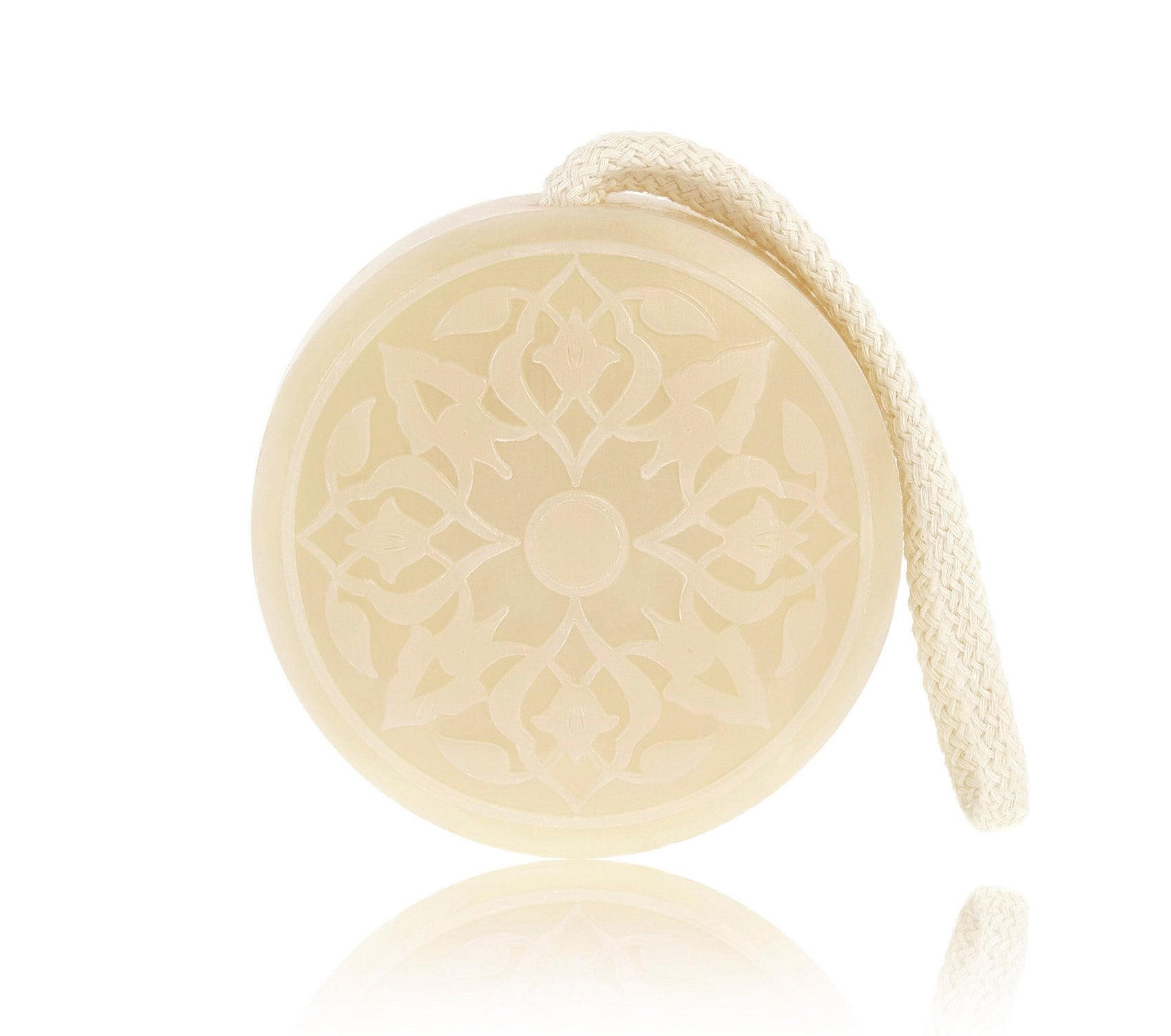 Rose of Damascus Hammam Soap on a rope Senteurs d'Orient